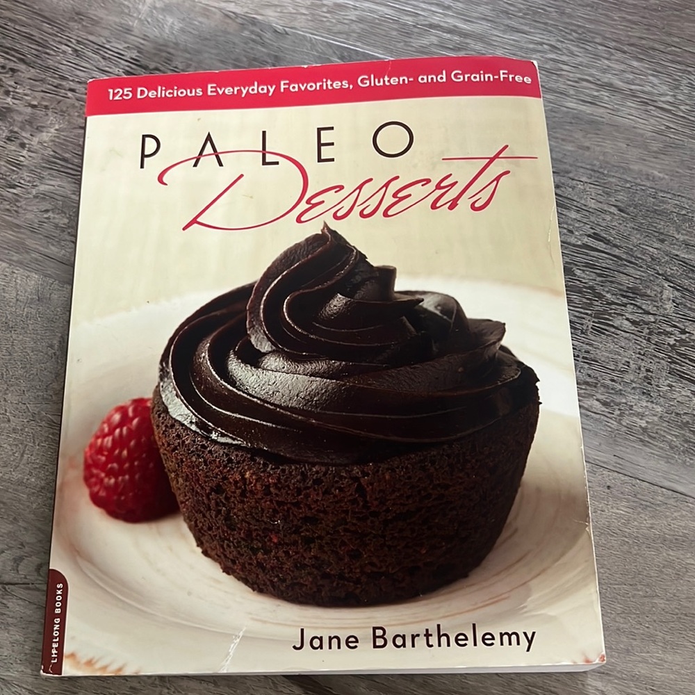 Paleo Desserts recipe book by Jane Barthelemy